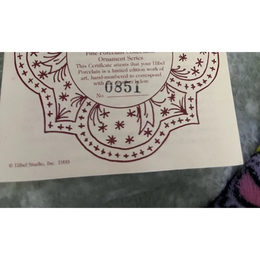 Edna Hibel Christmas Ornament - Picture 2 of 3